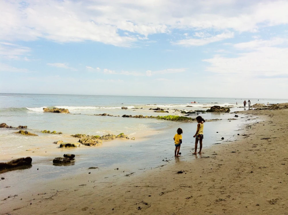 A peaceful moment by the sea